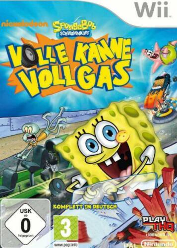 Nintendo Wii Spongebob Volle Kanne Vollgas Deutsch TopZustand - Bild 1 von 1