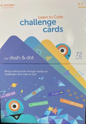 Wonder Workshop K-5 Dash & Dot Challenge Cards Learn To Code: Brand New
