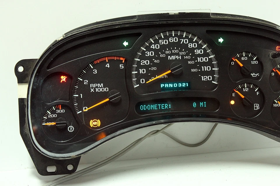 03-05 RECONSTRUIDO CHEVY GMC DURAMAX cuadro de instrumentos diésel devolución de dinero de $70 Foto 2 de 4