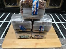 Premium 5-Pack 1lb Each Mushroom Spawn Bags | Sterilized Grain + Injection Port