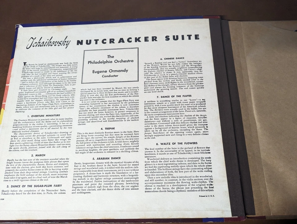 Tchaikovsky: Nutcracker Suite, Philadelphia Orchestra Victor 1 Record Set 78rpm - Image 2 of 4