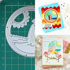 Beach Metal Cutting Dies Scrapbooking Paper Crafts Embossing Stencils Template