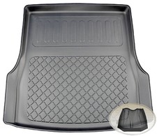 Kofferraumwanne TPE + Netztasche für  Tesla Model S Heckantrieb Schrägheck Hat19