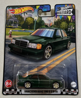 NEW 2023 Hot Wheels Boulevard #84 Green MERCEDES-BENZ 190 E 2.5-16