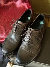 Men s Brown Leather Oxford Dress Shoes EU 45 / US 11 Formal Business Classic