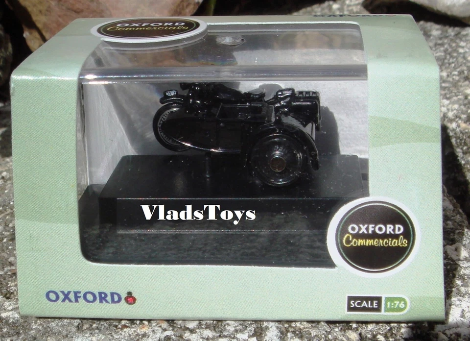 Oxford Commercial 1:76 Scale BSA Motorcycle with Sidecar Police 76BSA006 - Image 4 of 4