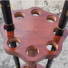 Walking Stick Rack Wooden Storage Rack for Walking Canes Sticks Entryway Stick H