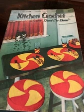 KITCHEN CROCHET Pattern Coats Clarks Book No 304 ~ Vintage ©1954