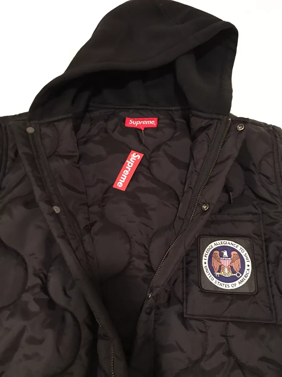 Supreme Quilted Hooded Liner Jacket -Medium New-never worn w/ tags! Fall 2017