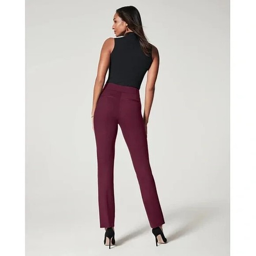 NWT Spanx The Perfect Pant Straight Leg n Ponte Chianti sz Small TALL 20254T NEW - Bild 5 von 14