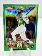 Dermis Garcia 2023 Topps Chrome Green Refractor Rookie RC Athletics /99 SP