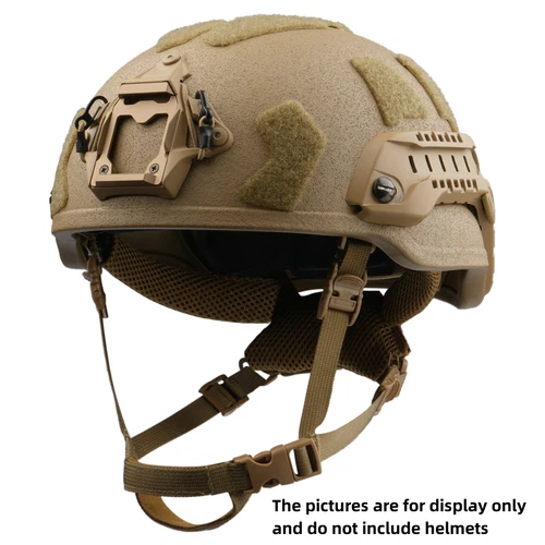 Nylon Tactical Combat MSA ARC Helmet Side Rails For MICH 2000 2001 2002 ACH S-XL - Picture 5 of 12