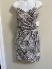 NWT~Oleg Cassini Snake Skin Fully Sequined Party Occasion Dress~14