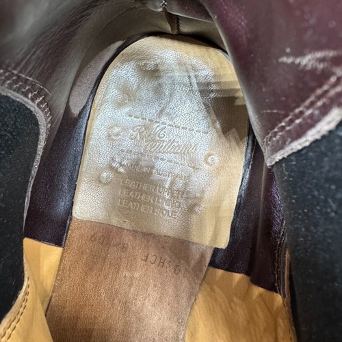 RM Williams Chelsea Boots Mens 11.5 AUS 10.5 H Comfort Craftsman Brown Leather - Picture 8 of 10