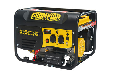 Champion Power Equipment mobiles Stromaggregat Benzin 3000 Watt Notstromaggregat