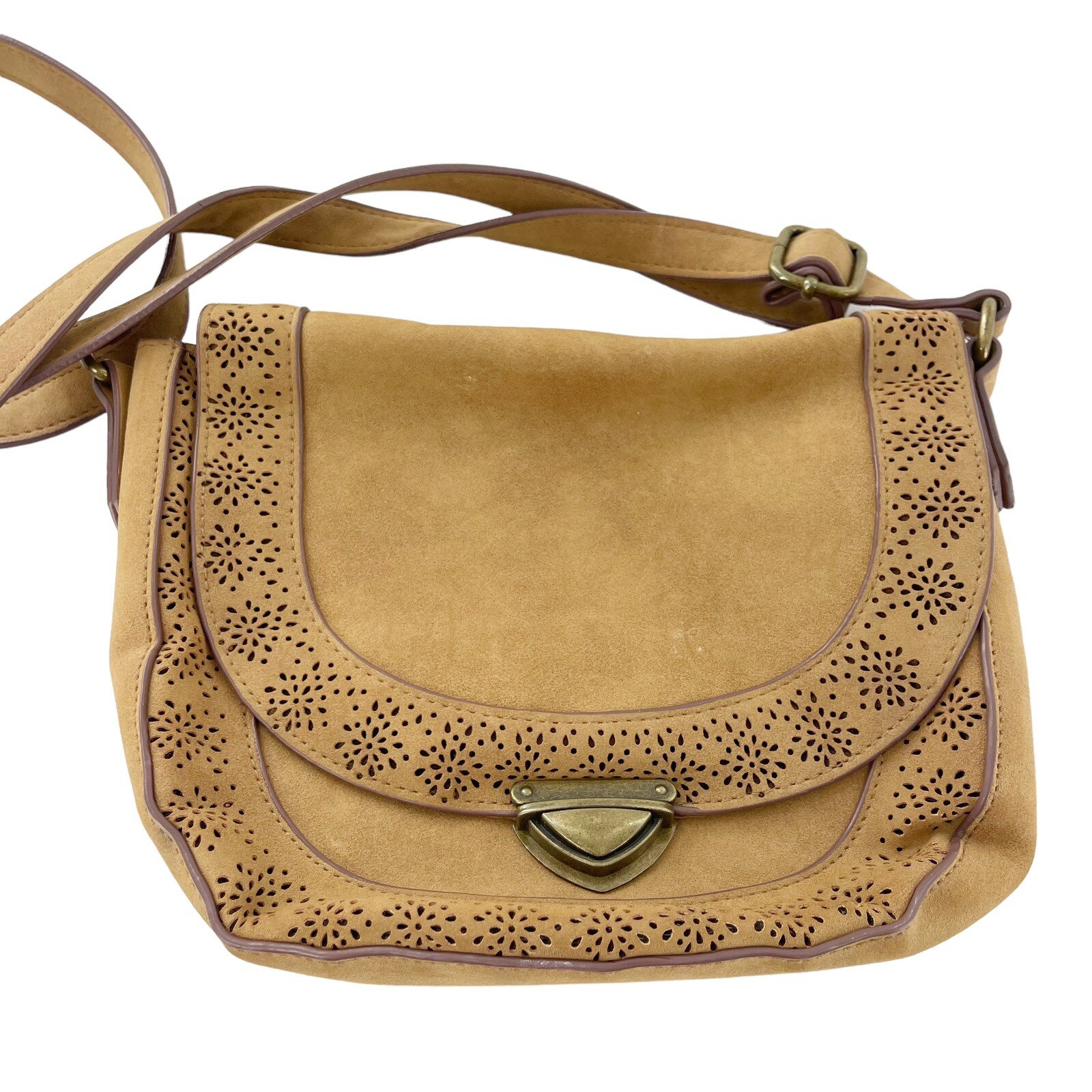 Handbag Kohl's Boho Beach Summertime Western Festival Country Hippie Faux Suede-image