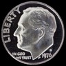 1976 S Roosevelt Dime Gem Cameo CN-Clad PROOF US Mint Coin San Francisco Roosevelt Dime