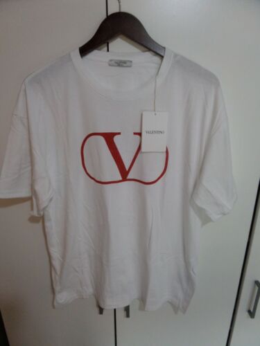 VALENTINO T-SHIRT AMAZING WHITE WITH TAGS RRP 325EURO, HIGH QUALITY NEW COLLECT. - Picture 1 of 12