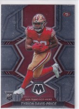 2022 Panini Mosaic Tyrion Davis-Price #340 RC  Base SF 49ers