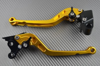 Paar lange Hebel langer Hebel CNC gold für BUELL XB12 2004-2008