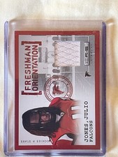 2011 Panini Rookies & Stars Jerseys Patch Julio Jones Rookie Game Worn Jersey