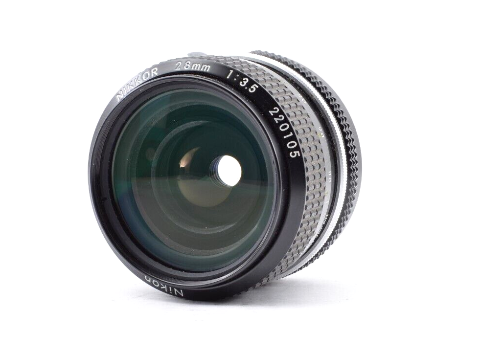 Top Mint】 Nikon NIKKOR 28mm f/3.5 Non-Ai Standard Prime Lens From