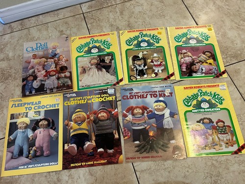 Vintage Cabbage Patch Kid Clothes Patterns Lot 3