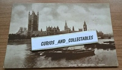 Houses of Parliament, London Postkarte ''Save as you Earn'' unbesendet