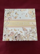 Christian Dior 8.5 X 8.5 Empty Rose Gold Floral Perfume gift box.