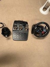 Logitech G29 Driving Force Racing Wheel + Pedals + Shifter – PS5/PS4/PS3/PC