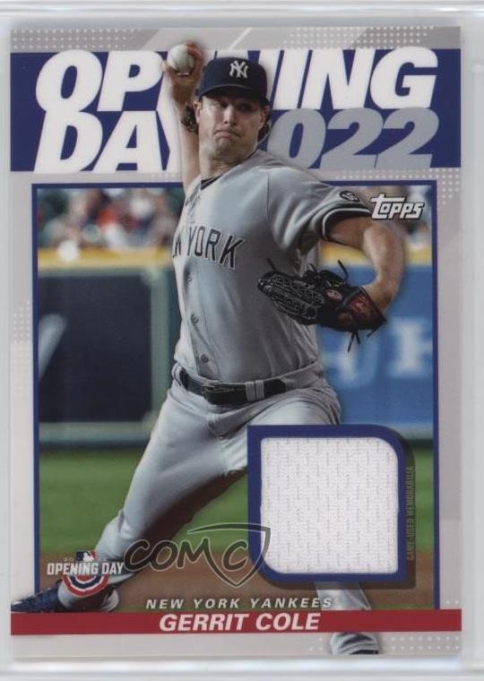 Gerrit Cole #ODR-GC 2022 Topps Opening Day Baseball Relics