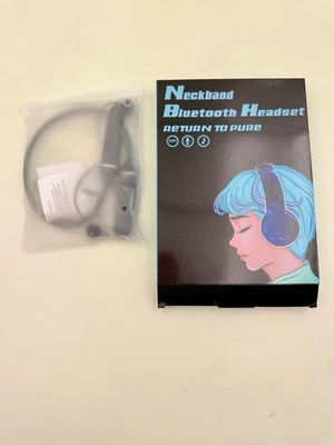 GR 26/ Bluetooth Kopfhörer Headset "Return to Pure" Schwarz OVP Neu - Bild 1 von 4