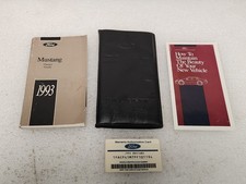 Oem 1993 Ford Mustang Fox Body Owners Operator Manual Original Book Case