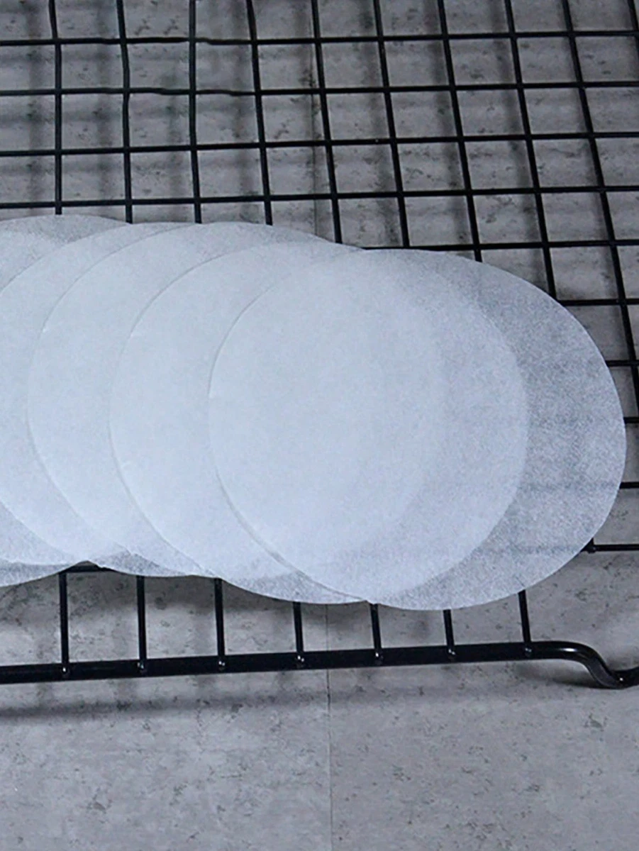 Hojas de papel antiadherentes para hamburguesas prensa de hamburguesas papel de aceite para hornear galletas 100 un.