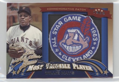 Willie Mays #ASMVP-1 — 2013 Topps Update All Star Game MVP Patch baseball card