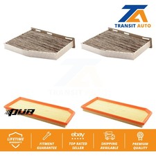 Air Cabin Filters (4 Total) Kit For Volkswagen Jetta Golf Passat Eos Audi GTI A3