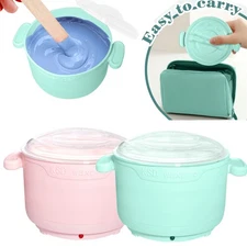 Silicone Waxing Pot Wax Warmer Heater Machine Waxing Kit for Hair Removal