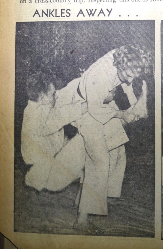 OCT 10, 1938 NEWSPAPER PAGE #1389-   JUNE TEGNER, NEW YORK JUDO GIRL
