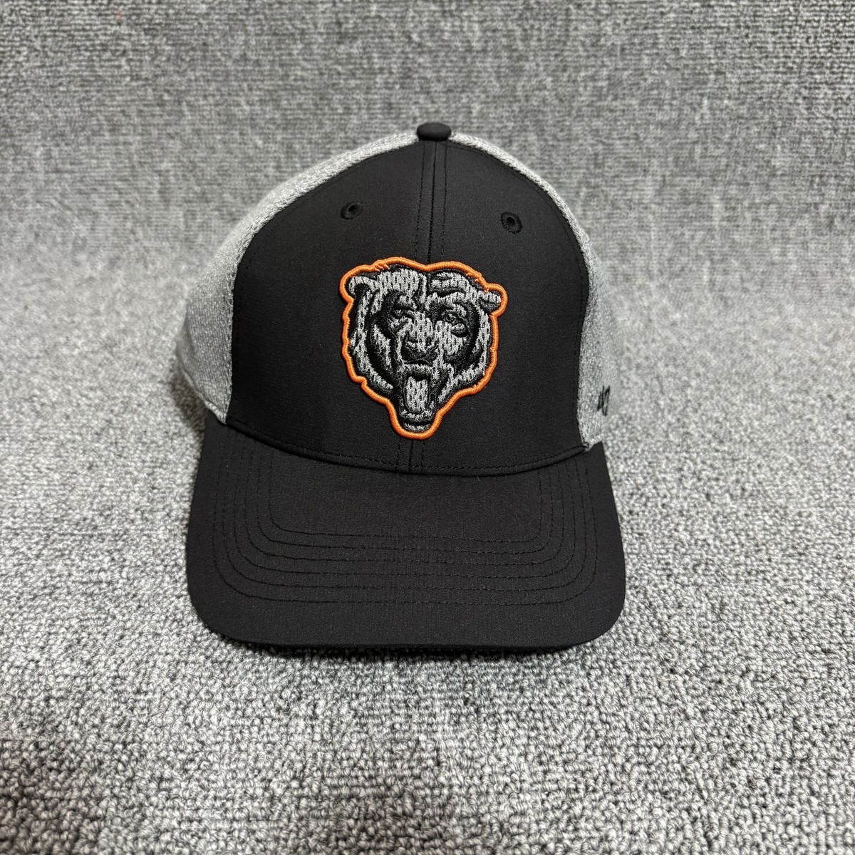 '47 Brand Chicago Bears Trucker Strapback Black Grey Orange One Size NFL