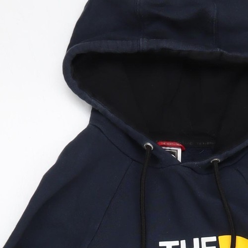 Sudadera con capucha azul para hombre The North Face S - Pullover con logotipo - Imagen 6 de 12