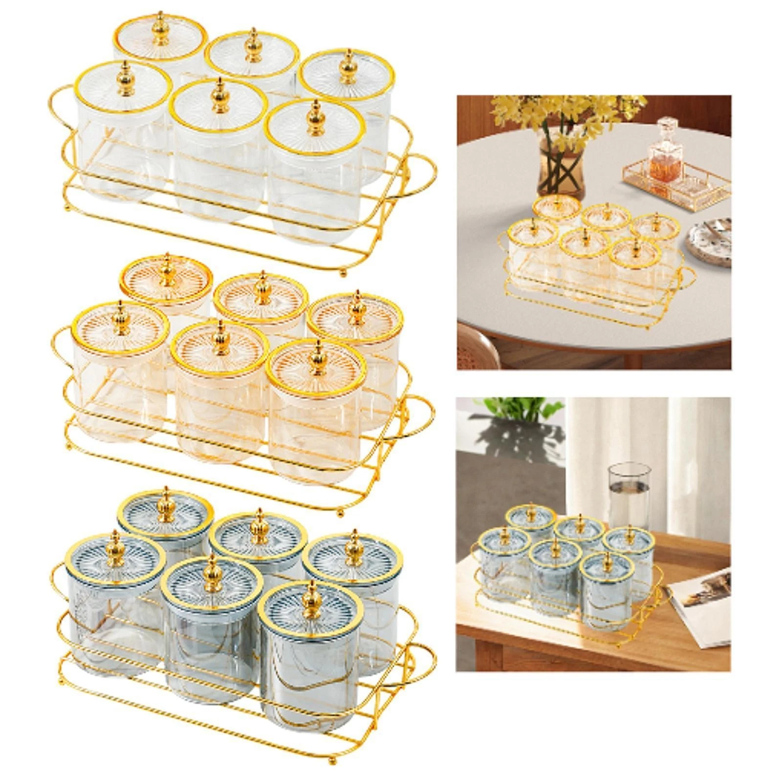 Dried Fruit Snack Serving Plate Divided Serving Dish Luxury Appetizer Plate for