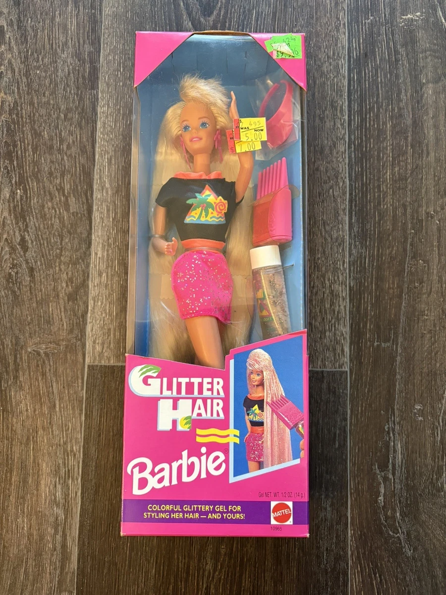 Glitter Hair Barbie for sale | eBay