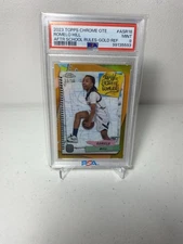 2024 Topps Chrome OTE  After School Rules GOLD 35/50 Romelo Hill PSA MINT 9💥🔥