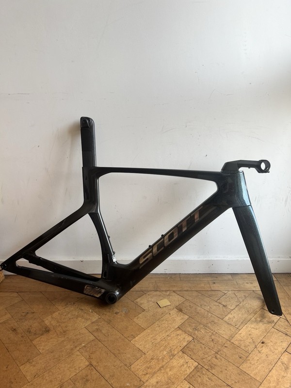 Scott Foil RC Pro Frameset Size S 52cm Carbon Road Frame Black/blue