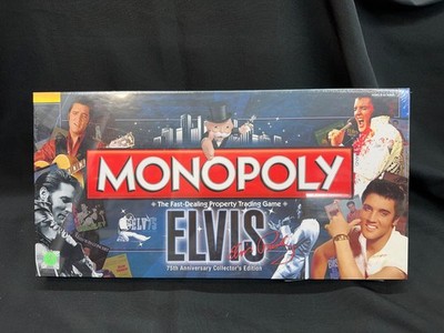 Elvis Presley 75th Anniversary Monopoly Collector's Edition | eBay