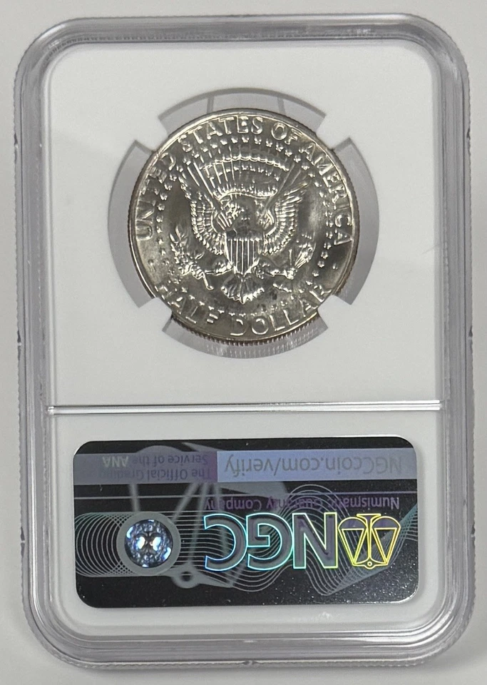 1980-D Kennedy Half Dollar NGC MS66 JFK DDO Brilliant Uncirculated - Image 2 of 4