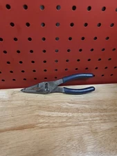 Snap-on Tools LN46ACFMB 7" Power Blue Soft Grip Long Nose Slip Joint Pliers