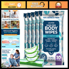 Body Wipes For Adults Bathing No Rinse - 50XL Thick Shower Wipes For Adults No