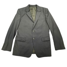 Theory Blazer Sport Coat Mens 44R Navy Blue Sartorial Wool Two Button Lined