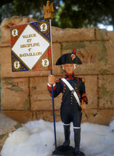 Soldat de plomb NAPOLEON:  Porte-Aigle du 2ème Rgt d'ARTILLERIE à Pied ...no 64